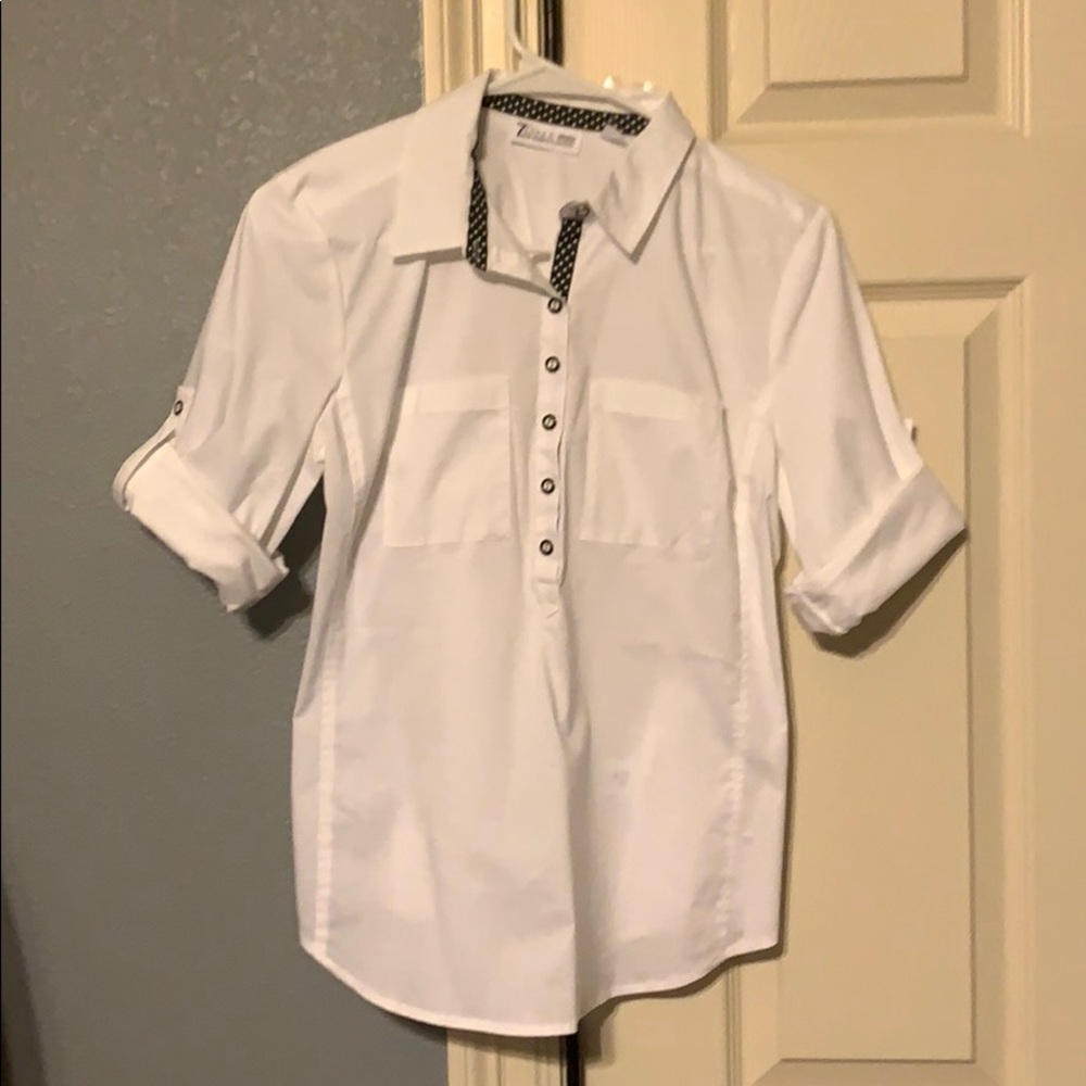 White button down shirt